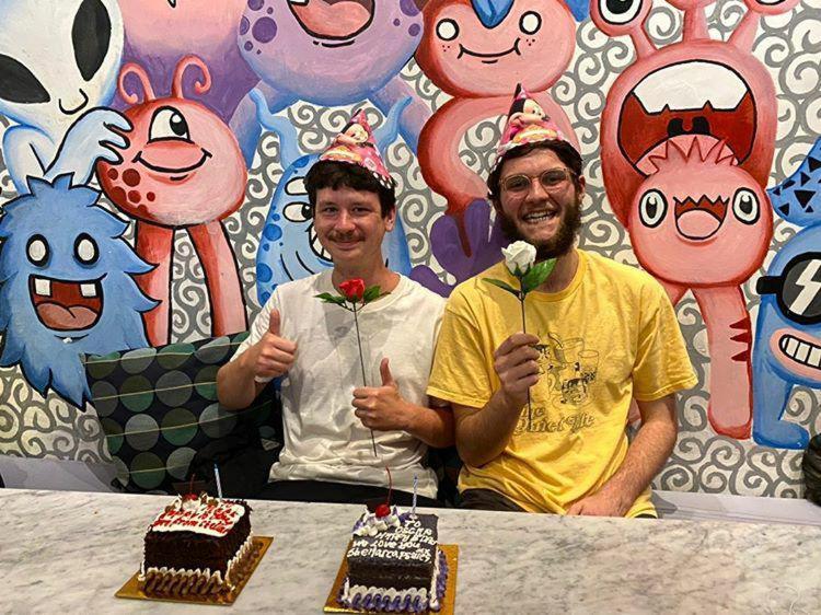 Stellar Capsules Hostel Семиняк Екстериор снимка The creators of the series, Pendleton Ward and Patrick McHale, at the 2019 Cartoon Network Studio Tour